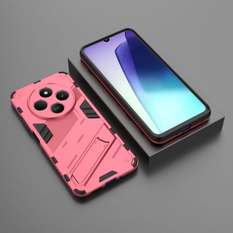 Протиударний чохол Punk Armor для Xiaomi Redmi 14C 4G/Poco C75/Redmi A4 5G - світло-червоний