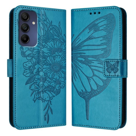 Чохол-книжка Embossed Butterfly для Samsung Galaxy A16 5G - синій