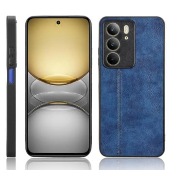 Чохол із простроченням Sewing Cow Pattern на Realme C75 - синій