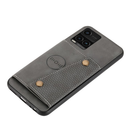 Чохол протиударний Double Buckle для Vivo Y33s - сірий
