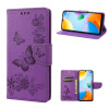 Чохол-книжка Floral Butterfly для Xiaomi Poco C40/Redmi 10c - фіолетовий