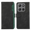 Чехол-книжка ABEEL Color Block Magnetic RFID Leather на Motorola Moto G15 4G / G05 - черный