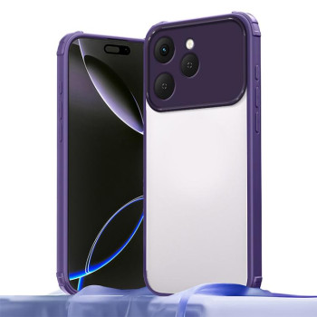 Чехол Four Corners Shield Shockproof TPU Hybrid PC на Tecno Spark 40 4G — фиолетовый