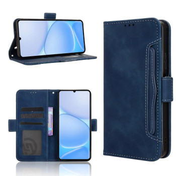 Чехол-книжка Skin Feel Calf на Realme Note 80 4G — синий
