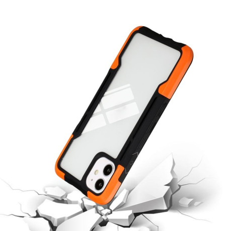 Противоударный чехол 3 in 1 Protective для iPhone 11 - оранжевый