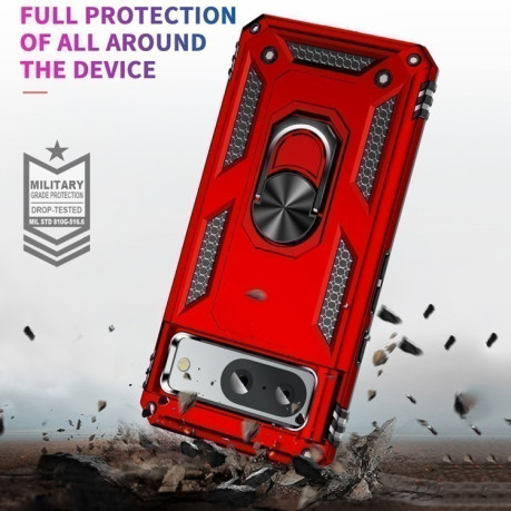 Противоударный чехол HMC 360 Degree Rotating Holder на Google Pixel 8a - красный