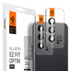 Комплект захисного скла на камеру Spigen OPTIK.TR "EZ FIT" для Samsung Galaxy S23 FE - BLACK
