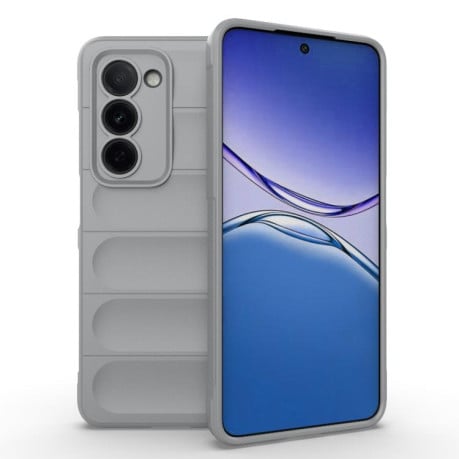 Силиконовый чехол Magic Flannel на OPPO A5 5G Global / K13x 5G Global - серый