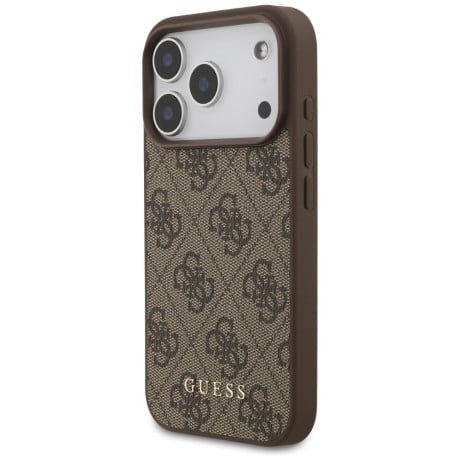 Оригінальний чохол Guess 4G Classic на iPhone 17 Pro - Brown