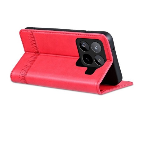 Чохол-книжка AZNS Magnetic Calf на  Xiaomi 15 Pro 5G - червоний