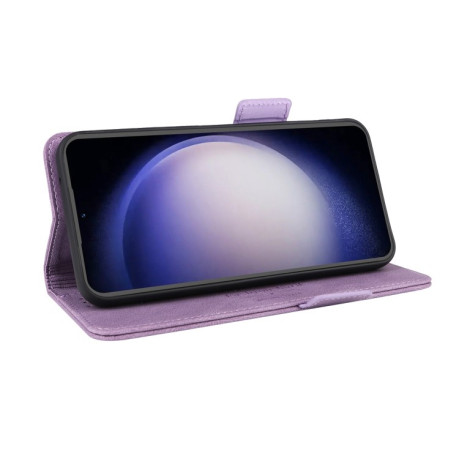 Чохол-книжка Magnetic Clasp Flip Samsung Galaxy S23 FE 5G - фіолетовий