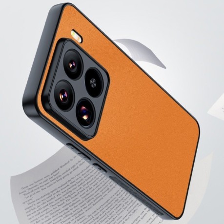 Противоударный чехол Plain Skin для Xiaomi 15 - зеленый