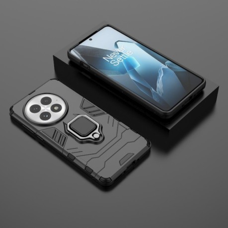 Противоударный чехол HMC 360 Degree Rotating Holder на OnePlus 13 5G - черный
