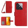 Чохол-книжка Skin Feel Sun Flower для Xiaomi 14 - червоний