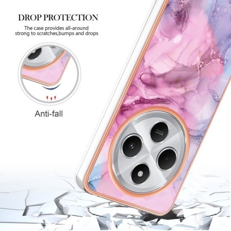 Протиударний чохол Electroplating IMD для Xiaomi Redmi 14C 4G/Poco C75/Redmi A4 5G - Pink