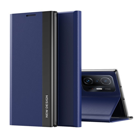 Чехол-книжка Electroplated Ultra-Thin для Xiaomi Mi 11T / 11T Pro - синий