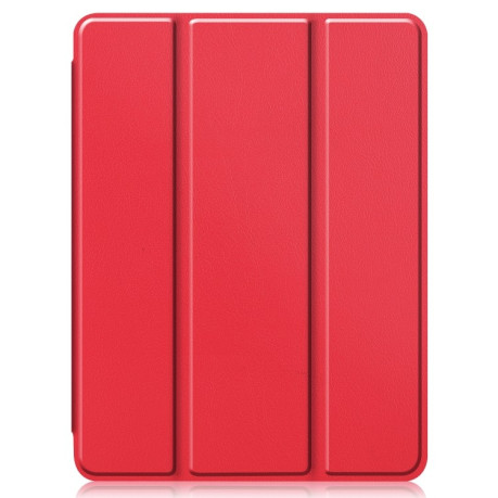 Чехол-книжка Custer Pattern Pure Color на iPad Pro 12.9 inch 2020 -Scarlet