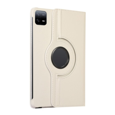 Чехол-книжка 360 Degree Magnetic Rotation Holder на Xiaomi Pad 6 / Pad 6 Pro - белый