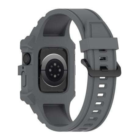 Силиконовый ремешок Integrated Band для Apple Watch Series 8/7 45mm / 44mm / 42mm - серый