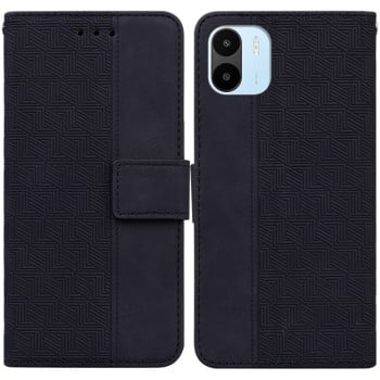Чохол-книжка Geometric Embossed для Xiaomi Redmi A1/A2 - чорний