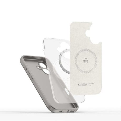 Чехол Tech-Protect Liquid Silicone MagSafe для iPhone 16e - Gray