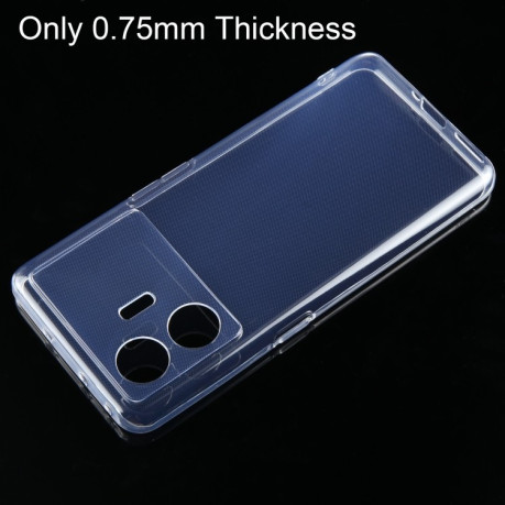 Ультратонкий силиконовый чехол 0.75mm на Realme GT Neo5 SE - прозрачный