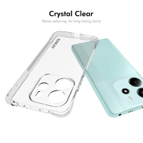 Протиударний чохол ENKAY Hat-Prince Transparent TPU Shockproof для Xiaomi Redmi Note14 4G 164.84mm