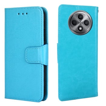 Чехол-книжка Crystal Texture для OPPO Reno12 F/12 FS 5G - голубой