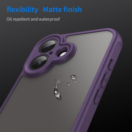 Чехол Fan Dun Series TPU Hybrid PC на iPhone 17 - фиолетовый
