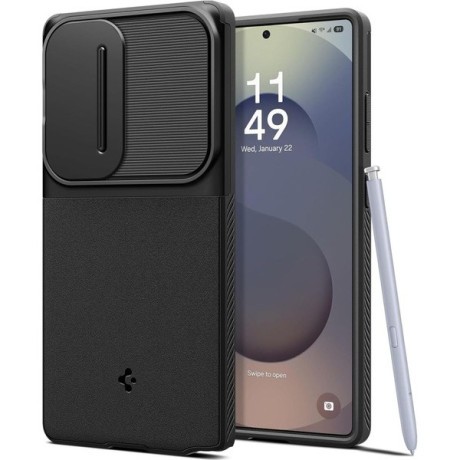 Оригинальный чехол Spigen OPTIK ARMOR для Samsung Galaxy S25 Ultra - BLACK