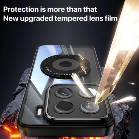 Противоударный чехол MagSafe Acrylic Hybrid для Xiaomi 15 Pro - белый