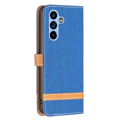 Чохол-книжка Color Matching Denim Texture на Samsung Galaxy A54 5G - синій