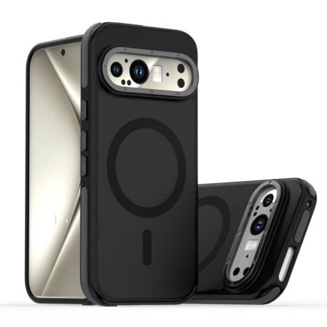 Протиударний чохол Dual-Color Skin Feel Magsafe Magnetic для Google Pixel 9 Pro XL - чорний