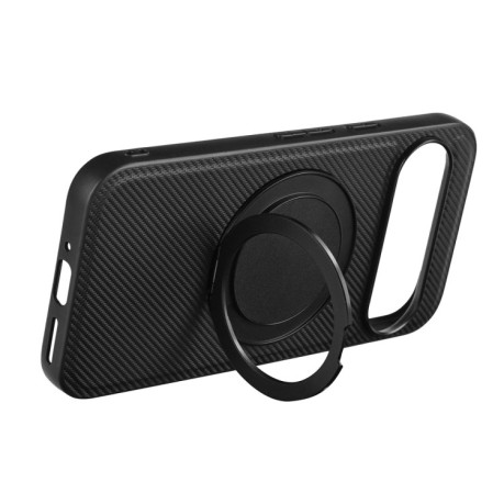 Чохол протиударний ViLi TCY Series Kevlar Leather Texture Rotating Holder для Google Pixel 9 Pro - чорний