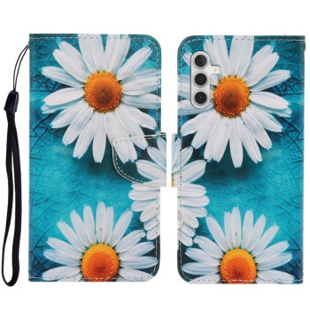 Чохол-книжка Colored Drawing Pattern для Samsung Galaxy S23 FE 5G - Daisy