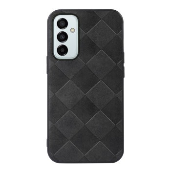 Противоударный чехол Weave Plaid для Samsung Galaxy M23 - черный
