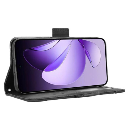 Чехол-книжка Skin Feel Calf на OPPO Reno13 5G Global - черный