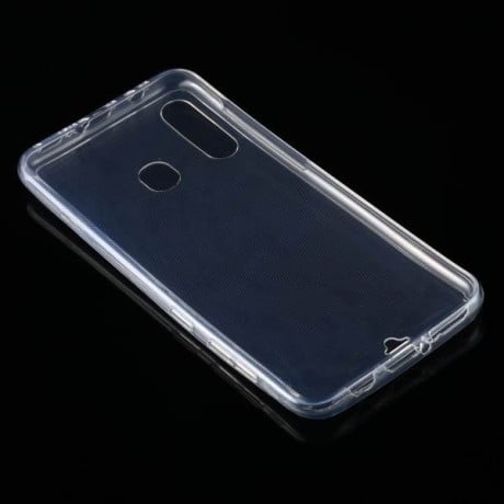 Двусторонний ультратонкий силиконовый чехол на Samsung Galaxy A30 - прозрачный