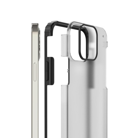 Ударозащитный чехол Four-corner на iPhone 12 Pro Max - черный