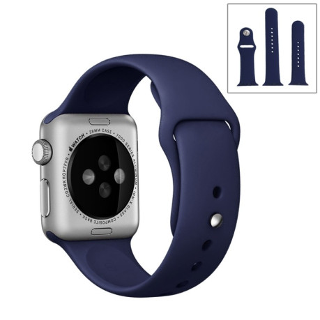 Ремінець Sport Band Dark Blue з різними по довжині для Apple Watch 38/40mm