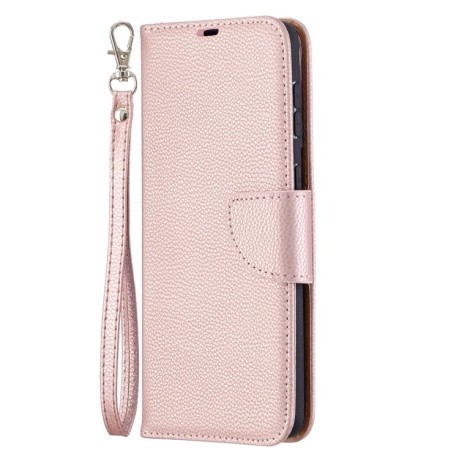 Чохол-книжка Litchi Texture Pure Color Samsung Galaxy S21 Plus - рожевий