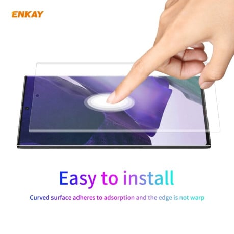 3D Защитная пленка ENKAY Hat-Prince PET Curved Heat Bending HD для Samsung Galaxy Note 20 Ultra - прозрачная