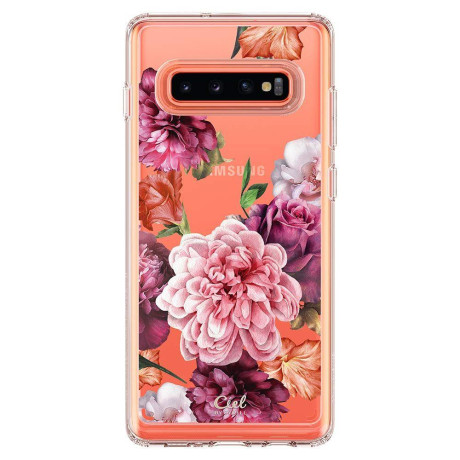 Оригинальный чехол Spigen Ciel для Samsung Galaxy S10 Rose Floral