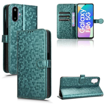 Чехол-книжка Honeycomb Dot для Samsung Galaxy M06 5G - зеленый