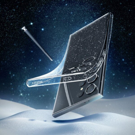 Оригинальный чехол Spigen Liquid Crystal  для Samsung Galaxy S24 Ultra - Glitter Crystal