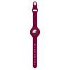 Брелок-браслет на зап'ястя для Apple AirTag - пурпурно-червоний