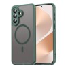 Чехол Fan Dun Series гибрид с Magsafe и защитой камеры на Samsung Galaxy A57 5G — зелёный