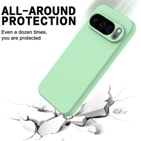 Силіконовий чохол Solid Color Liquid Silicone на Google Pixel 10 Pro XL - зелений