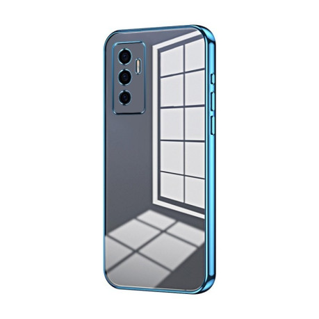 Противоударный чехол Space Fine Hole для Vivo S10e / V23e 4G/5G / Y75 4G - синий