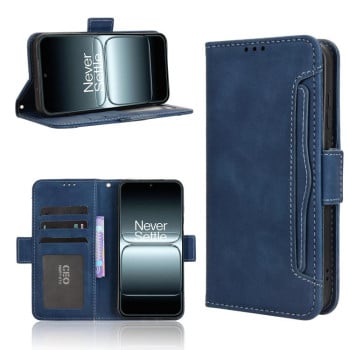 Чехол-книжка Skin Feel Calf на OnePlus 13T - синий